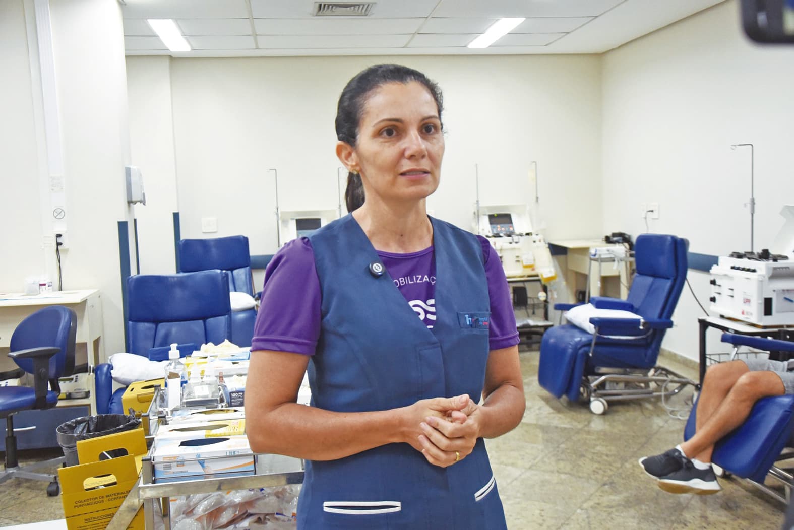 Hemonúcleo registra 450 doações de sangue durante a Festa do Peão