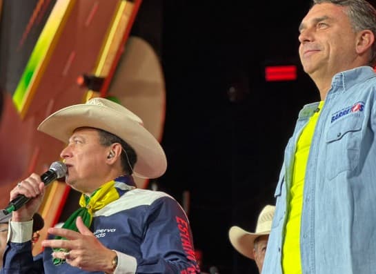 Governador Tarcísio e Flávio Bolsonaro destacam força do agro em visita a Festa de Barretos