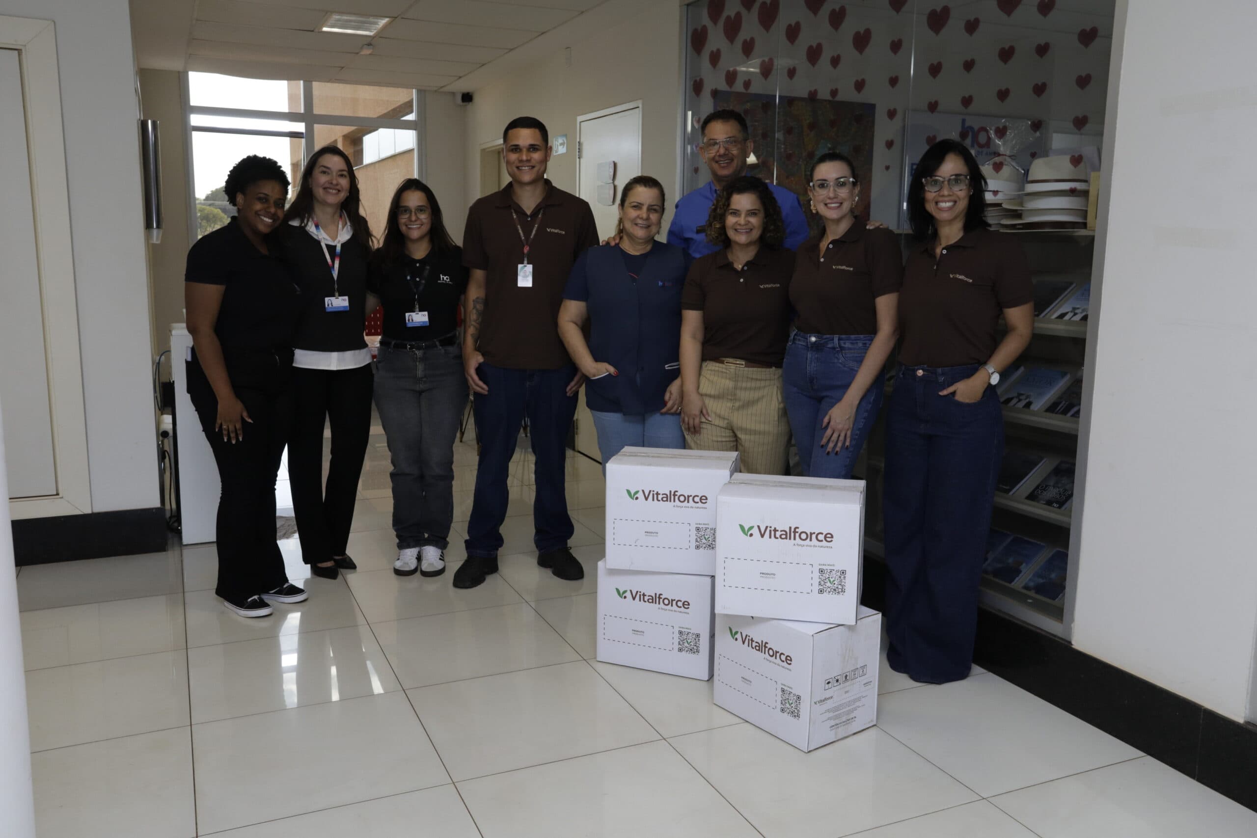 Vitalforce realiza doação para o setor de captação de recursos do Hospital de Amor
